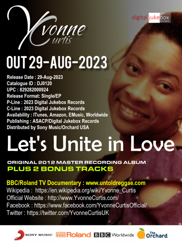 Lets Unite In Love - Out Today by Yvonne Curtis 